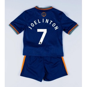 Newcastle United Joelinton #7 Replik 3rd trikot Kinder 2025-26 Kurzarm (+ Kurze Hosen)